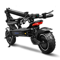 Adult Electric Scooter with Seat Single/Dual Motors NFC  Finger Throttle Colorful Marquee Off-road&City Commuting in US Stock