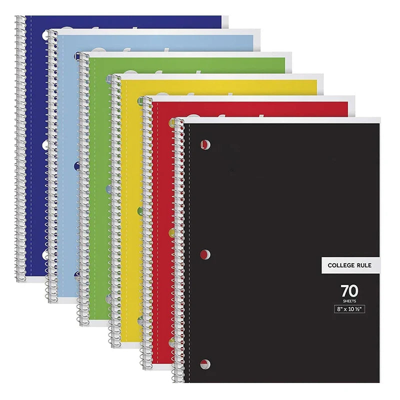 KTX-046355 Coil Notebook with Removable Loose Leaf Paper for College Students