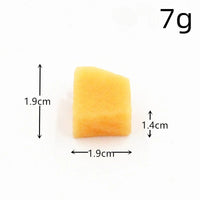 KI liangpeng Simulation PVC fruit block Strawberry Hami melon cut model DIY food accessory decoration photography prop