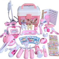 HKM-360915 Educational Doctor Role Play Set for Kids - 38PCS Medical Kit with Plastic Toys