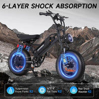 HKM-775379 Adult: 750W Motor, 20 MPH Top Speed, 48V System and 48V 15.0Ah Battery Electric Bicycle for Daily Commuting