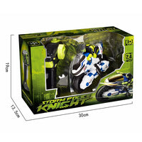 HKM-475027 Stunt Motorcycle RC Car for Kids - 2.4G Mini Radio Control Model with 360° Spin, Indoor/Outdoor Use