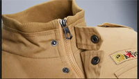 HKM-750547 Men's Jacket Outdoor Clothing Activities Long Cotton Jacket for Camping Climbing Plus Size Winter Jacket Custom