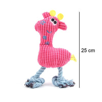 HKM-815059 Interactive Chew Toy for Dogs – Funny Animal Shape Squeaker Puppy Training Accessory