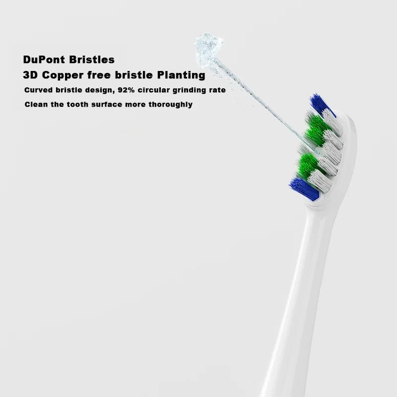 HKM-814867 Electric Sonic Toothbrush & Water Flosser Set with 2 Smart Brush Heads and Retractable Water Tank