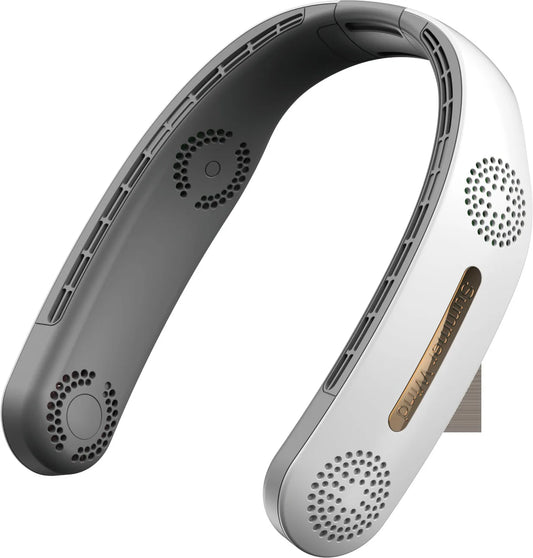 KTX-442771 Bladeless Neck Fan with 4000mAh Rechargeable Battery - USB Portable Low Noise Air Cooler