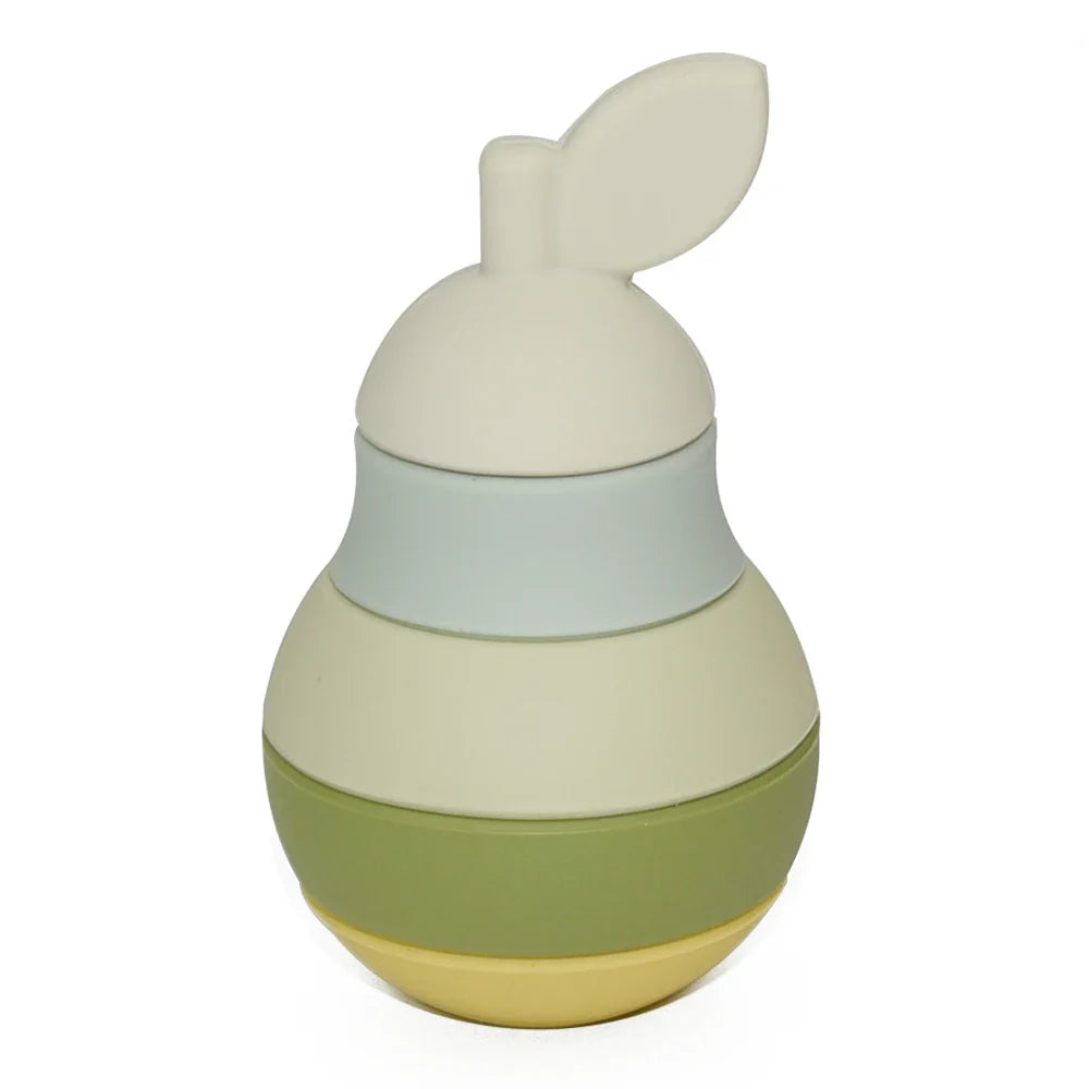 KTX-212499 Soft Baby Stacking Teething Toy and Building Block for Sensory Play