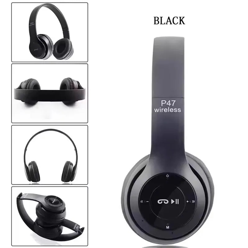KTX-462995 Wireless Noise Cancelling Gaming Headphones with Bluetooth 5.0 and Digital Display