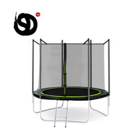 HKM-191827 15ft Outdoor Trampoline with Soft Edges for Safe Jumping Fun