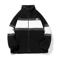HKM-570899 Men's Lamb Fleece and Thick Cotton Stand Collar Puffer Jacket Winter Clothing Jacket for Men Men's Jackets