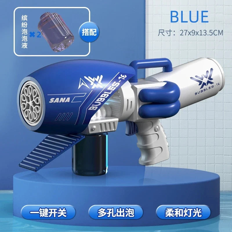 KTX-594515 Automatic Electric Bubble Gun for Kids - Summer Outdoor Fun Toy in Multiple Styles