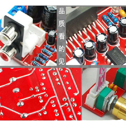 KTX-681171 TDA7377 2.1 Channel Audio Power Amplifier Board for Subwoofer Applications