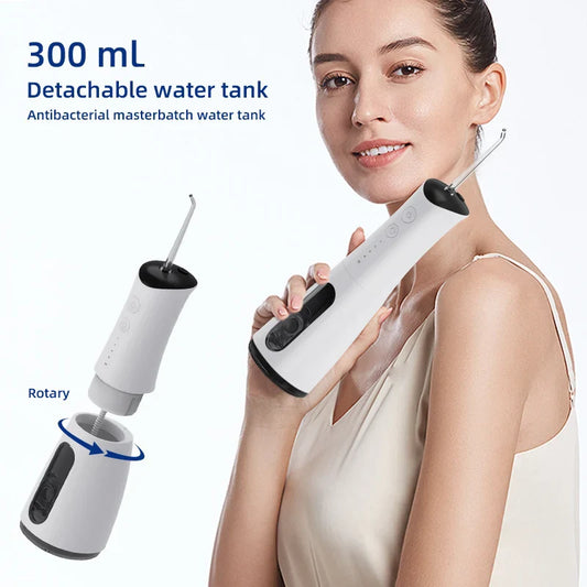 HKM-913171 IPX7 Waterproof Electric Dental Floss Water Flosser for Home and Travel