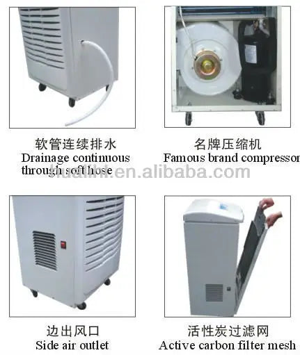 KTX-766995 High-Capacity Industrial Dehumidifier HL-960D with Energy-Saving Features