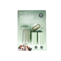HKM-584531 Biodegradable Dog Poop Waste Bags with Holder Dispenser in Assorted Colors