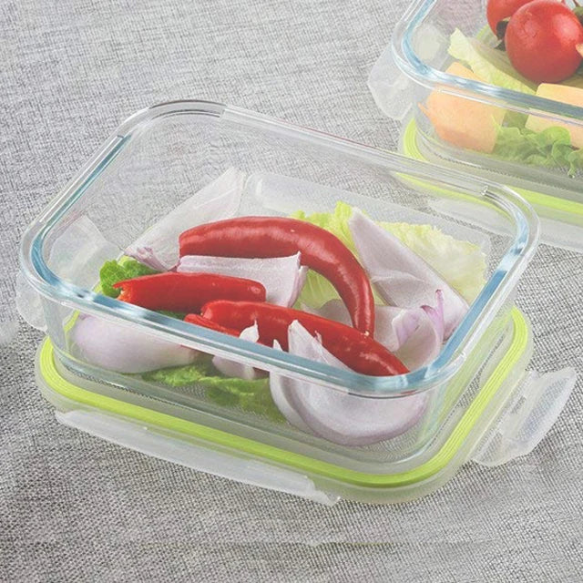 KTX-810835 Versatile Glass Vacuum Food Storage Container with Multi-functional Lid