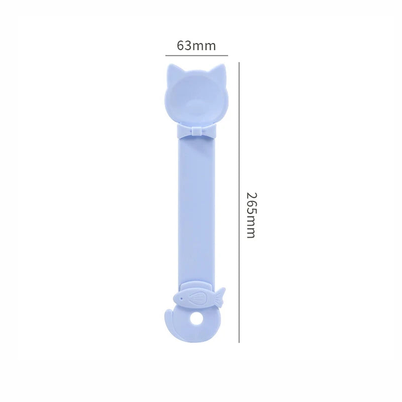 HKM-537107 Cat Treat Dispenser Squeeze Spoon for Liquid Snacks