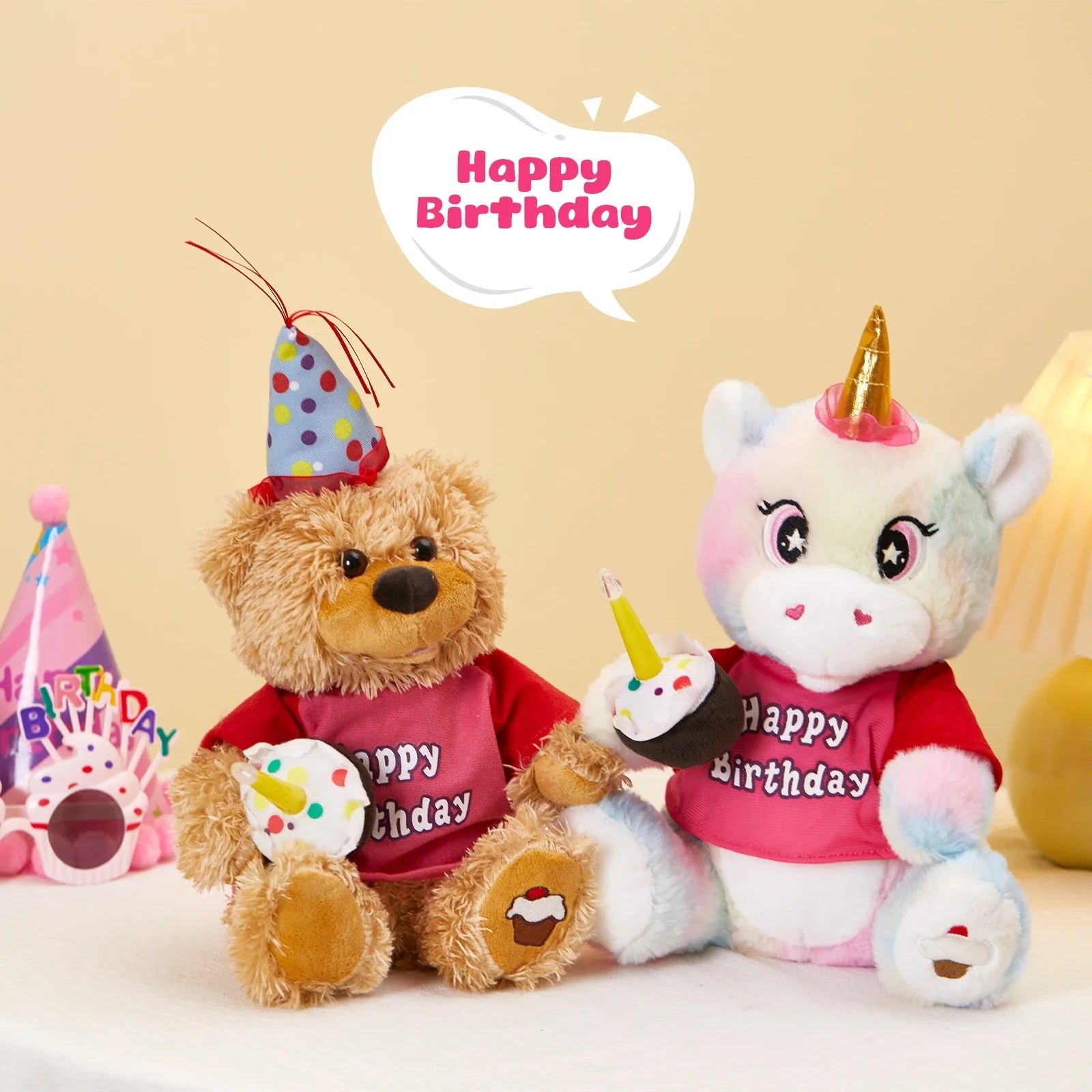 KTX-129171 Super Soft Electric Cartoon Unicorn Plush Toy for Kids – Ideal Birthday and Festival Gift