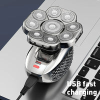 HKM-390035 Suttik LK-9300 Men's Electric Razor with 9D Floating Head and IPX6 Waterproof Design