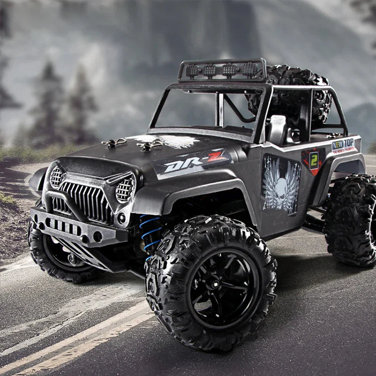 HKM-807315 High-Speed 4WD Off-Road RC Car - Pink Drift Truck, Remote Control, Waterproof, 40 Km/h, 1:18 Scale