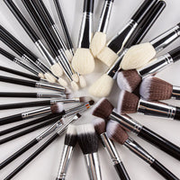 HKM-701907 30-Piece Synthetic Hair Makeup Brush Set for Powder and Foundation Application