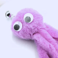 HKM-948435 Interactive Cat Teaser Wand Toy with Plush and Ribbon, 40cm