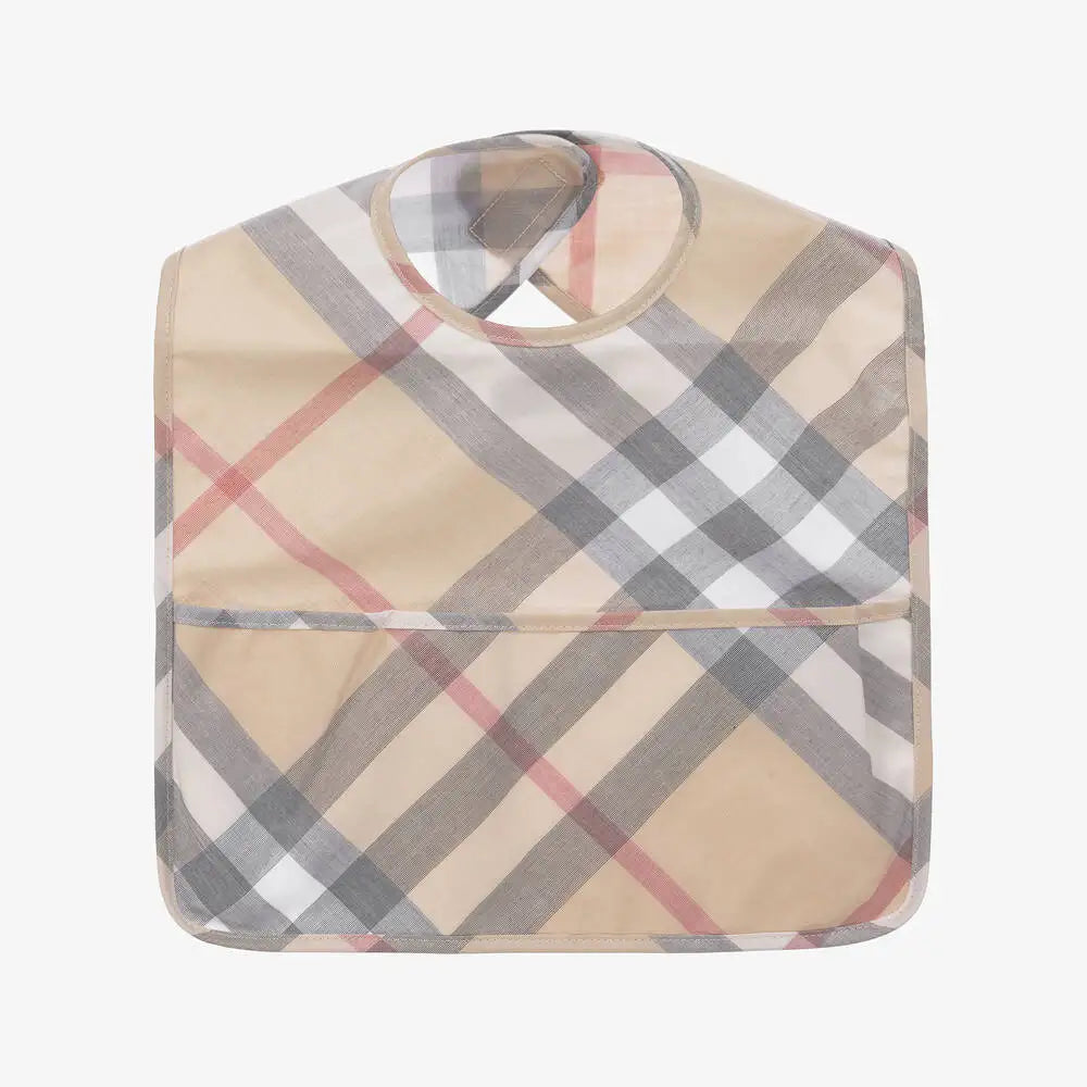 HKM-097491 Plastic Backed Baby square Bib Manufacturers Strap Print