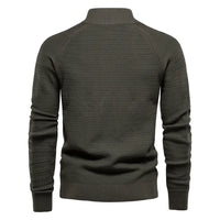 HKM-424019 Customized Men's Business Sweater Knit Sweater Fall and Winter New Cardigan Men's Pullover Coat