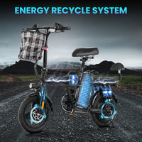 HKM-3882451 Adult Electric Bicycle Powered by 250W Motor, 20 MPH Top Speed, 36V System and 36V 9.0Ah Battery for Daily Commuting