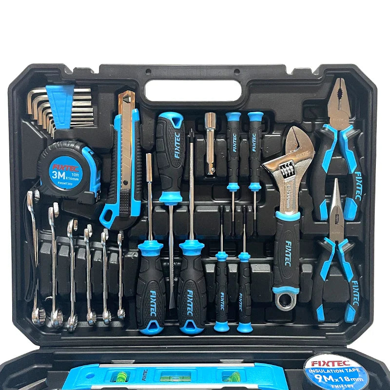 KTX-805523 234-Piece Socket Wrench Set with Hex Keys, Measuring Tape, Combination Spanners and Screwdrivers