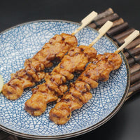 KI liangpeng Simulation Food Japanese-style charcoal barbecue photo Gluten Crispy Bone balls chicken skewers model window
