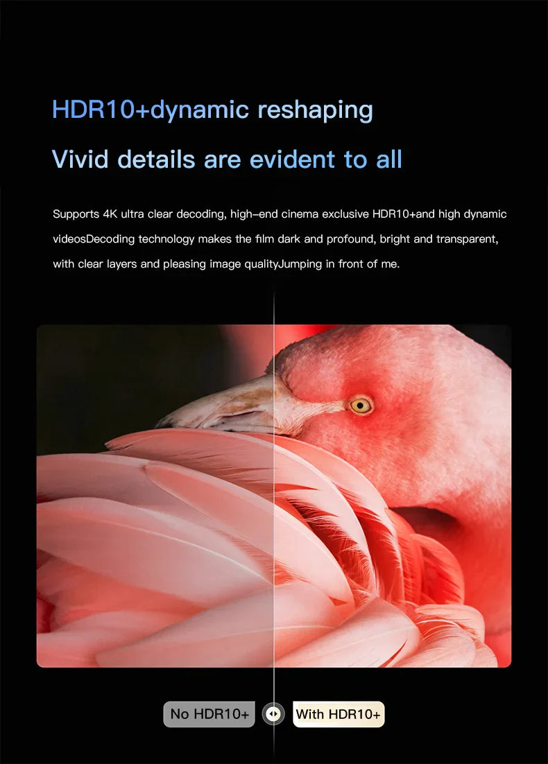 KTX-482771 1080p 3D 4K Portable Home Theatre Projector with Smart Android and Wi-Fi Connectivity