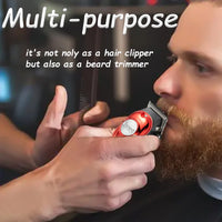 HKM-783251 Cordless Mini Electric Hair Trimmer XY-8118B for Men with USB Charging and LCD Screen