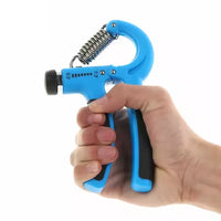 HKM-387283 Adjustable Grip Strength Trainer with Silicone and Metal for Finger Exercise and Massage