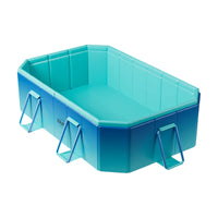 HKM-126291 Outdoor Folding Inflatable Swimming Pool for Kids and Adults - Durable PVC and PC Material