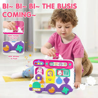HKM-182419 Montessori Busy Board for Babies and Toddlers - Educational Toy for Early Development