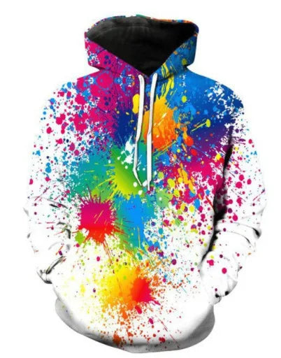 HKM-817235 OEM Custom logo Sweatshirt Long Sleeves Hoodie 3D Printed Casual Hooded Sweatshirt Clothing