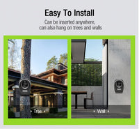 HKM-650067 Solar-Powered Ultrasonic Animal Repeller with Laser for Effective Pest Control