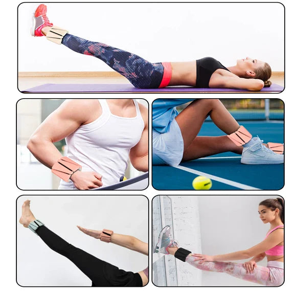 HKM-796307 Adjustable Waterproof Wearable 2 lb Ankle and Wrist Weights for Strength Training