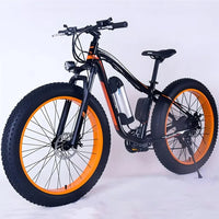 26'' EU UK Warehouse Fat Tire Electric City Bike 48V 17.5Ah Long-Range E-Bike 7 Speed Aluminum Alloy CE Adults