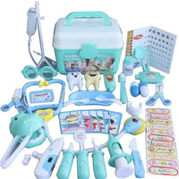HKM-360915 Educational Doctor Role Play Set for Kids - 38PCS Medical Kit with Plastic Toys