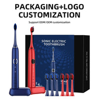 HKM-093971 Ultrasonic Rechargeable Electric Toothbrush for Effective Teeth Cleaning