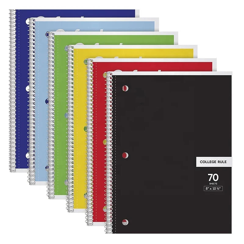KTX-046355 Coil Notebook with Removable Loose Leaf Paper for College Students