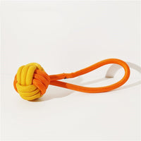 HKM-0000061 Dog Knot Toy for Small and Medium Breeds - Cotton Thread Ice Cream Ball Design