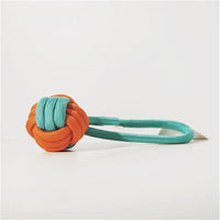 HKM-0000061 Dog Knot Toy for Small and Medium Breeds - Cotton Thread Ice Cream Ball Design