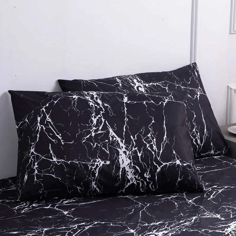 HKM-000019 Solid Color Waterproof Chemical Fiber Pillowcase for Home Textile Bedding