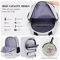 HKM-000019 Women’s 17-Inch College Laptop Backpack for Students with Multiple Compartments