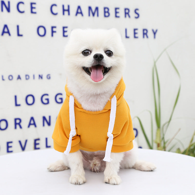 HKM-0000317 Cozy Zipper Pocket Sweater for Dogs & Cats - Warm Polyester Knit in Various Sizes