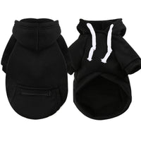 HKM-0000317 Cozy Zipper Pocket Sweater for Dogs & Cats - Warm Polyester Knit in Various Sizes