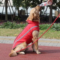 HKM-0003389 Reflective Padded Warm Jacket for Dogs - Blue, Turmeric, Red, Rose Red, Sizes XL to 6XL